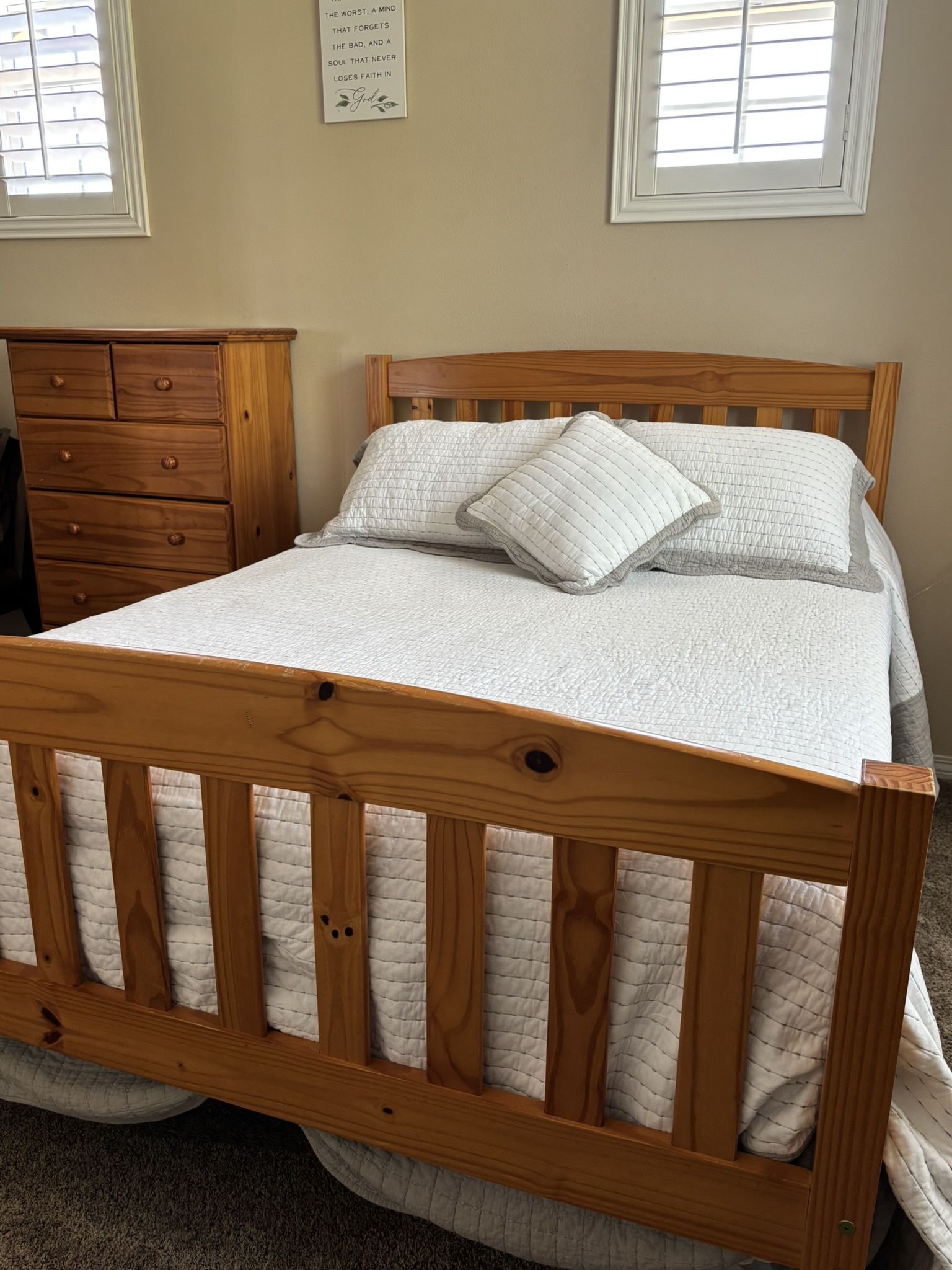 Wooden Bedroom Set