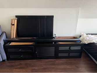Black Storage Bed Frame – Queen