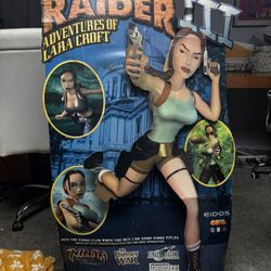 Tomb Raider 2 Promotional Vintage Standee
