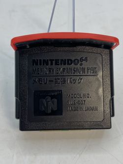 OEM N64 Expansion Pak Official Nintendo 64 Memory Pack Original Authentic Ram