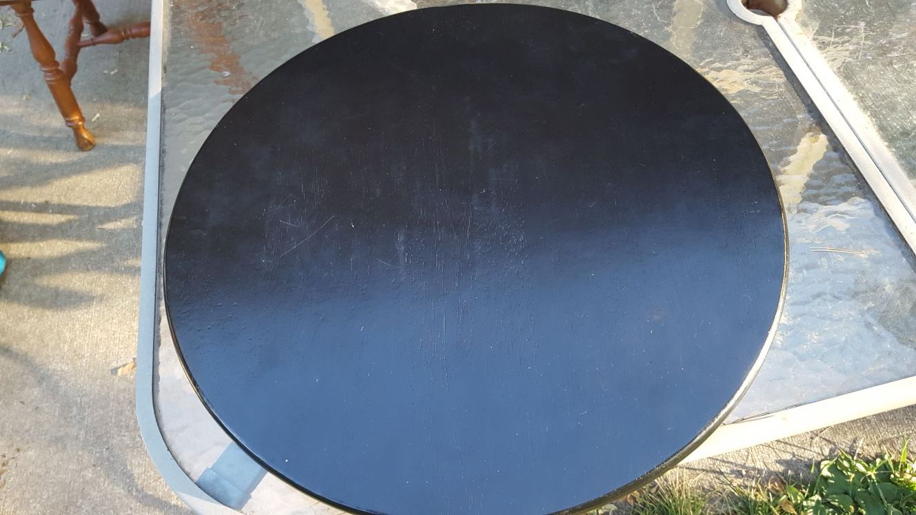 Solid oak lazy Susan