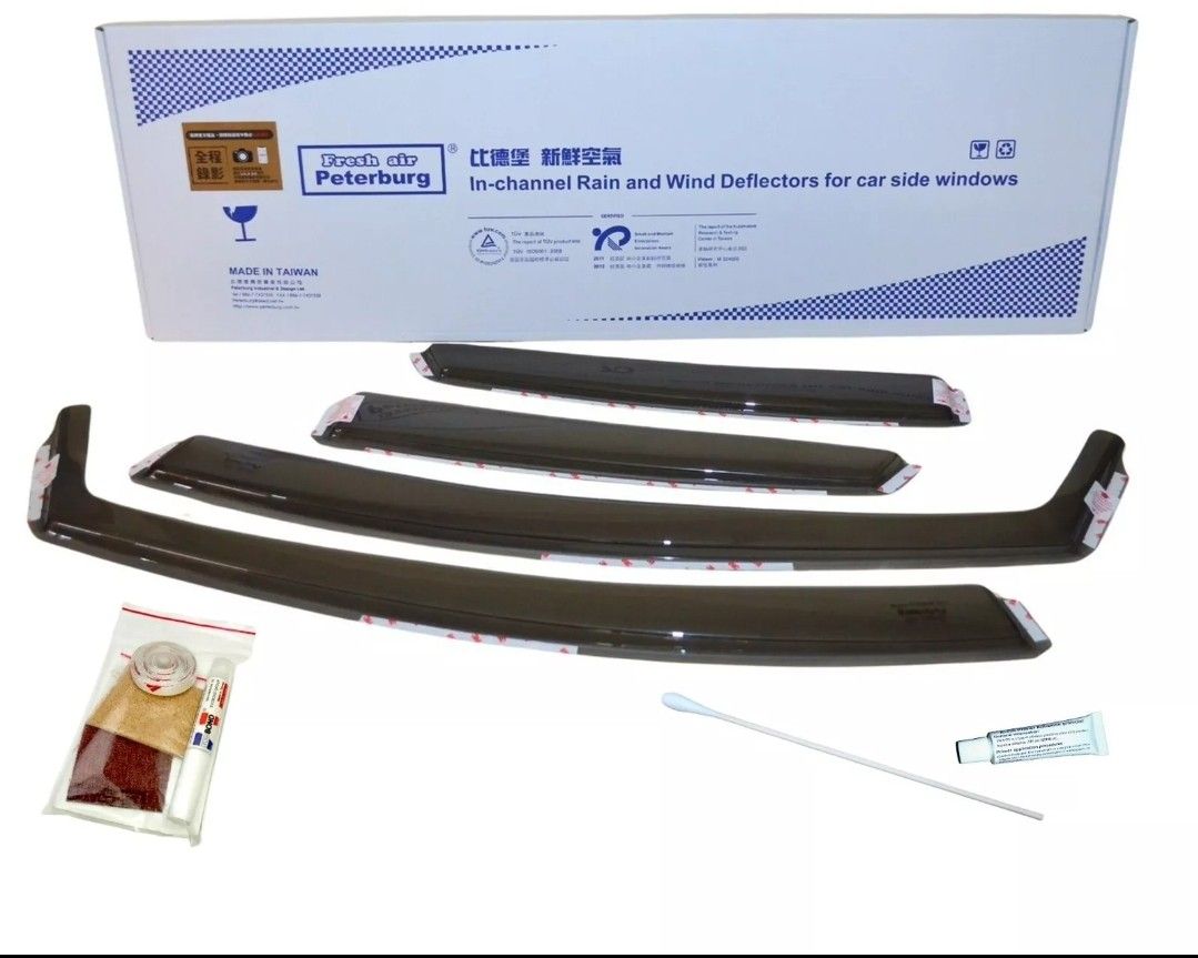 Audi A/S4 B6 Window/wind Deflectors (in Channel)