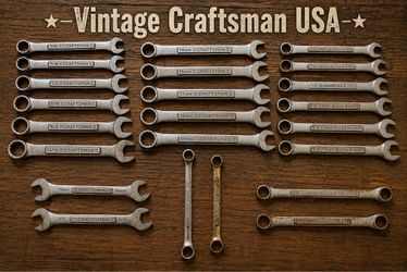 Vintage Craftsman USA Forged Wrench Collection – Multiple Sets / Lots