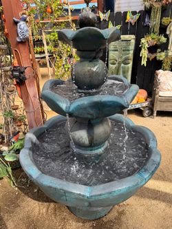 Concrete Water Fountain