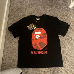Red Camo Bape Shirt