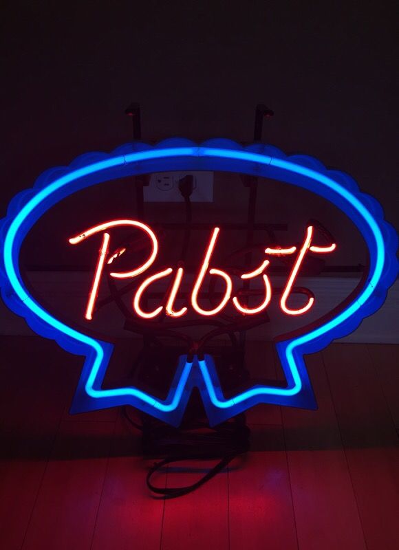 Vintage pbr neon sign