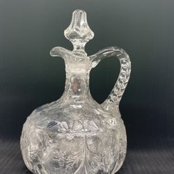 Vintage Glass Decanter 