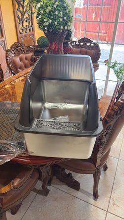 Stainless steel cat litter box