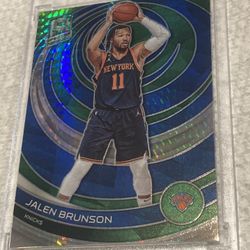 2022-23 Jalen Brunson #6 Panini Spectra Asia Green Hyper Prizm