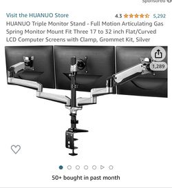 Triple Desk Mount 