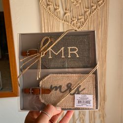 Mr & Mrs Luggage Tags