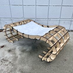 Cat Bed Wooden Cat Hammock Pet Supply