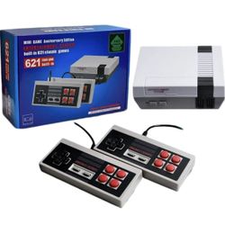 Retro Game Console with 621 Video Games,Handheld Classic Mini Game System HDMI Output Plug and Play,Retro Toys Gifts Choice for Children and Adults