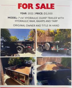 HYDRAULIC DUMP TRAILER
