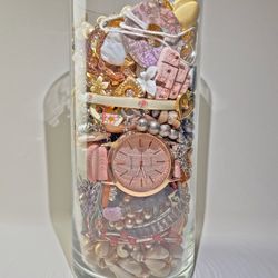 🌸Pink Themed Mystery Jewelry Jar 🌸