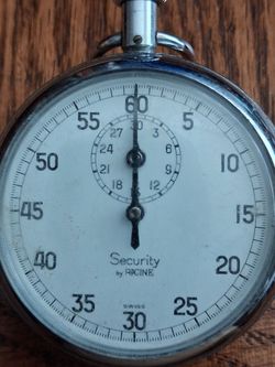 Stopwatch security made by racine