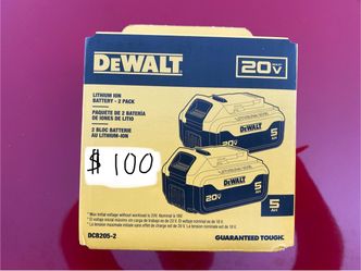 Brand New Dewalt 20v  5ah battery 🪫 pair