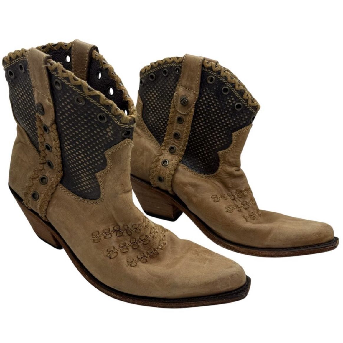 Liberty Black Leather Cowboy Boots Women’s