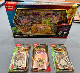 Pokemon TCG Sealed Lot 13 Packs Mega Zygarde EX Pitch Black Chaos Rising Promo