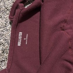 Holister Lace Trim Cami  Burgundy 