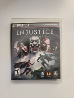 Ps3 game.. injustice gods among us !!