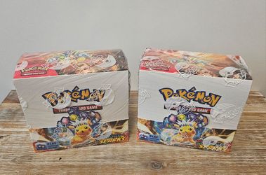 2 Sealed Pokemon Surging Sparks Booster Box - Total of 72 Packs