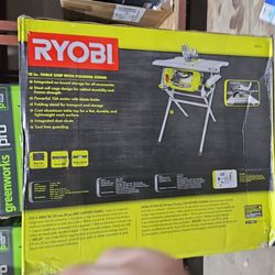 Ryobi 10 In Table Saw With Folding Stand 