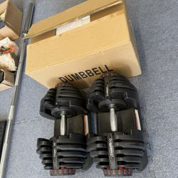 SALE‼️ New pair of 90lb adjustable dumbbells (180lb in total). New in box 📦 $350