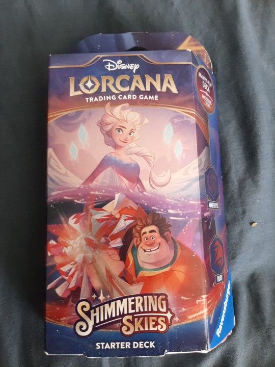 Disney Lorcana: Shimmering Skies Starter Deck - Amethyst/Ruby