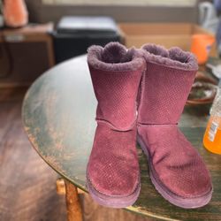 Purple Bailey Bow Uggs