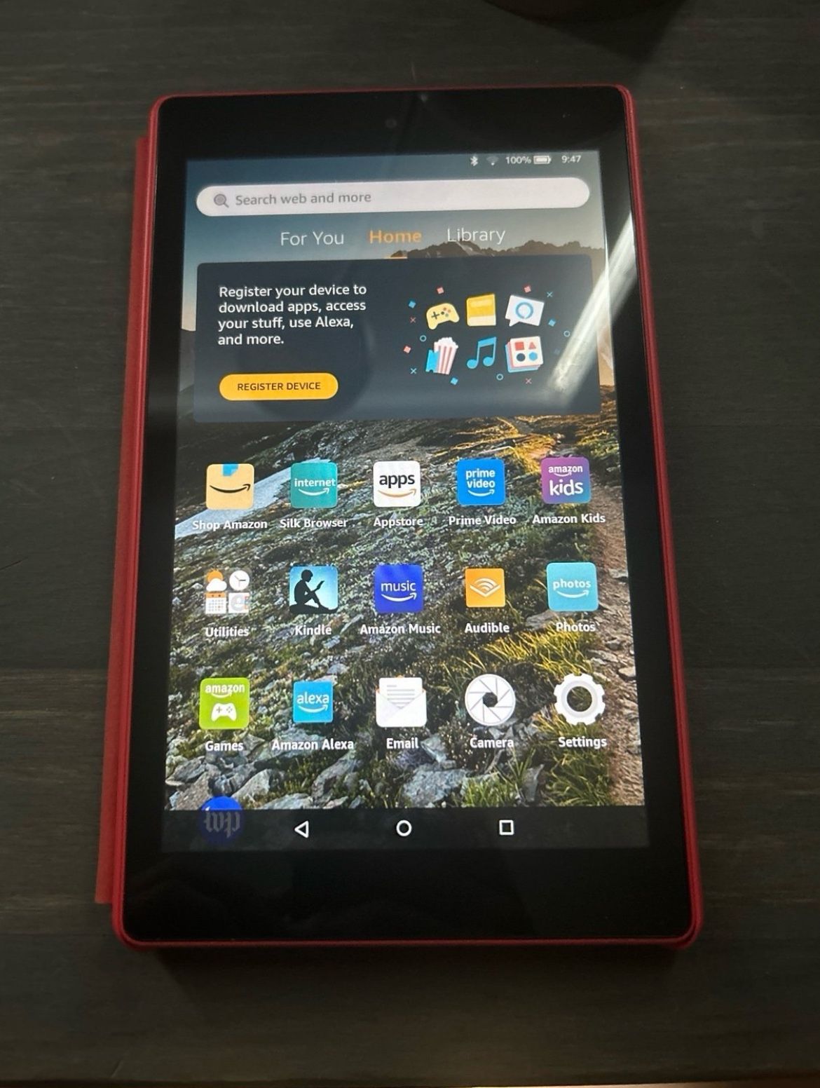 Kindle Fire Red