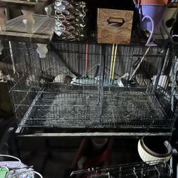 Rectangle Big BIRD CAGE - $70 Good Condition - As Shown 