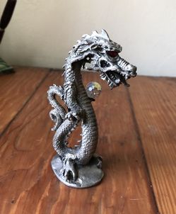 Vintage 1979 Perth Pewter Dragon