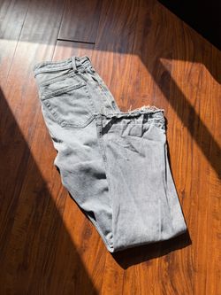 Gray zara jeans