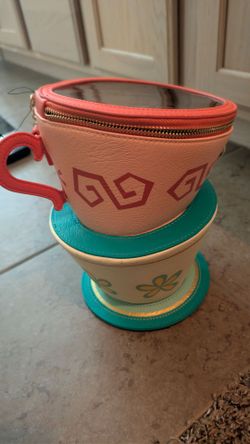 Loungefly tea cup crossbody