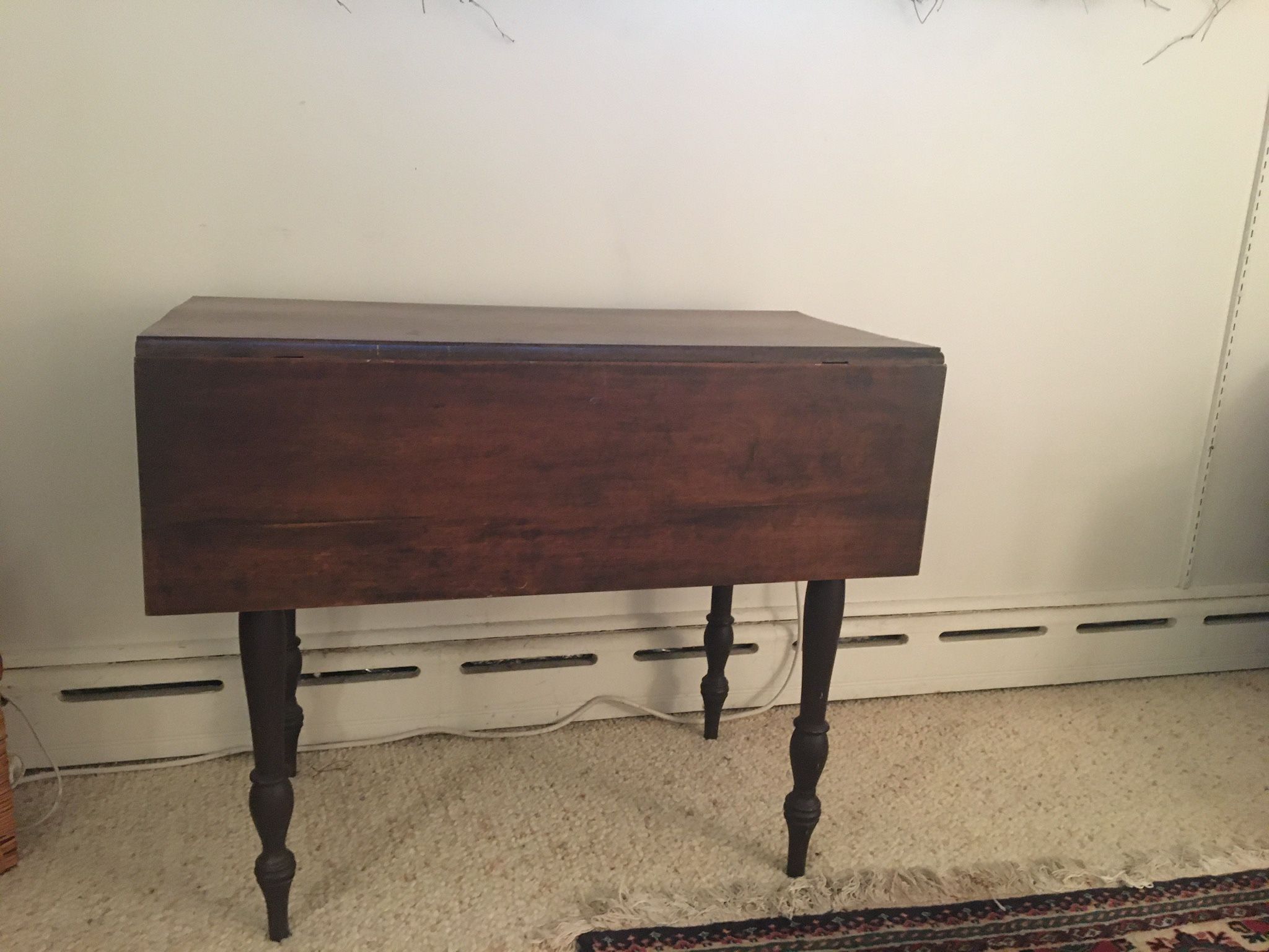 Antique Double Drop Leaf Table $577