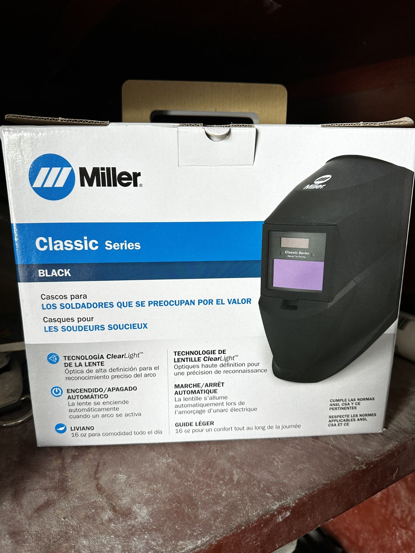 Miller Classic Series Welding Helmet, Black