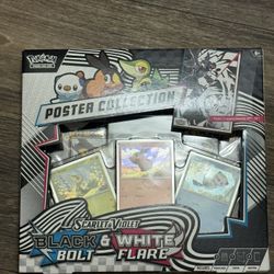 Pokemon TCG Black Bolt White Flare Poster Collection 