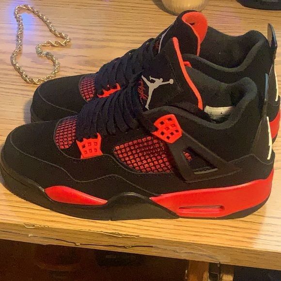 Jordan 4 Retro "Red Thunder" – $180