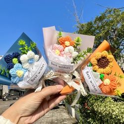 Christmas, Halloween, Birthday, Gift, Wool Bouquet