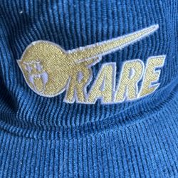 Rare Pink Dolphin Blue Corduroy Adjustable Hat NWOT 