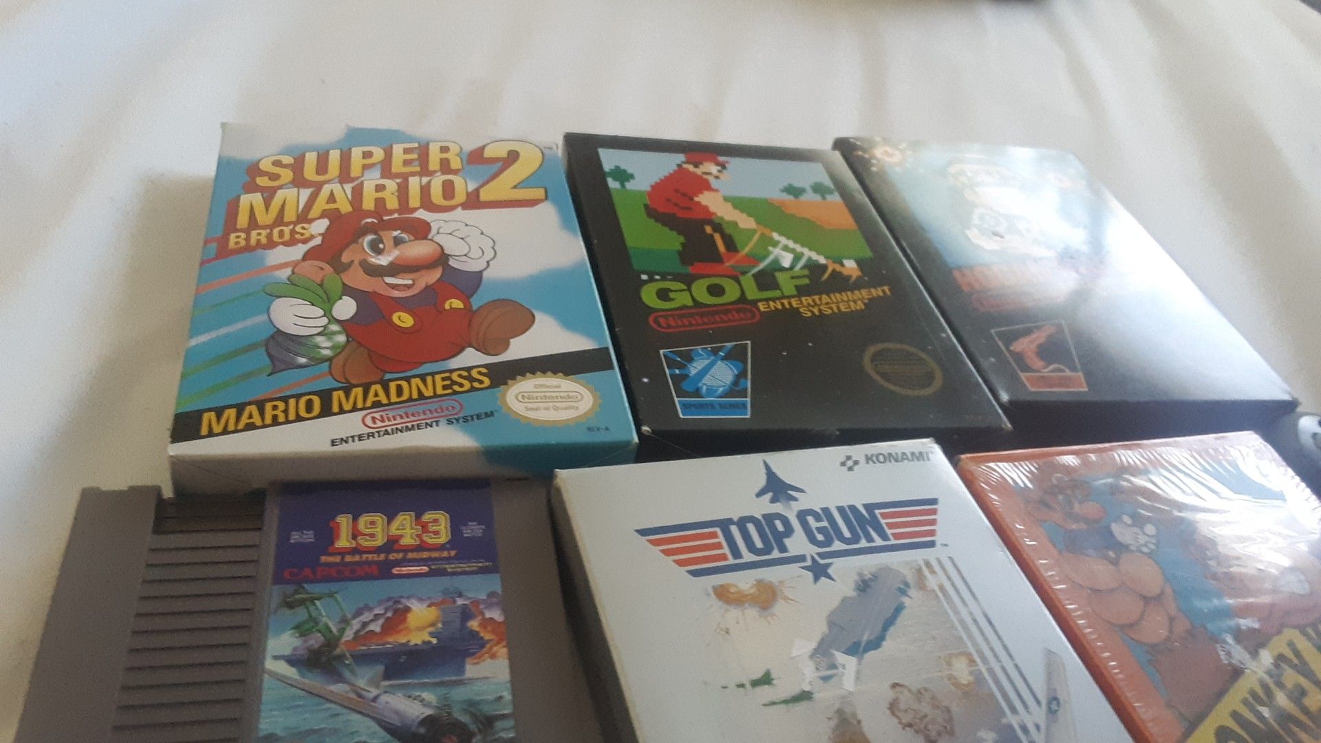 Nintendo games and cases
