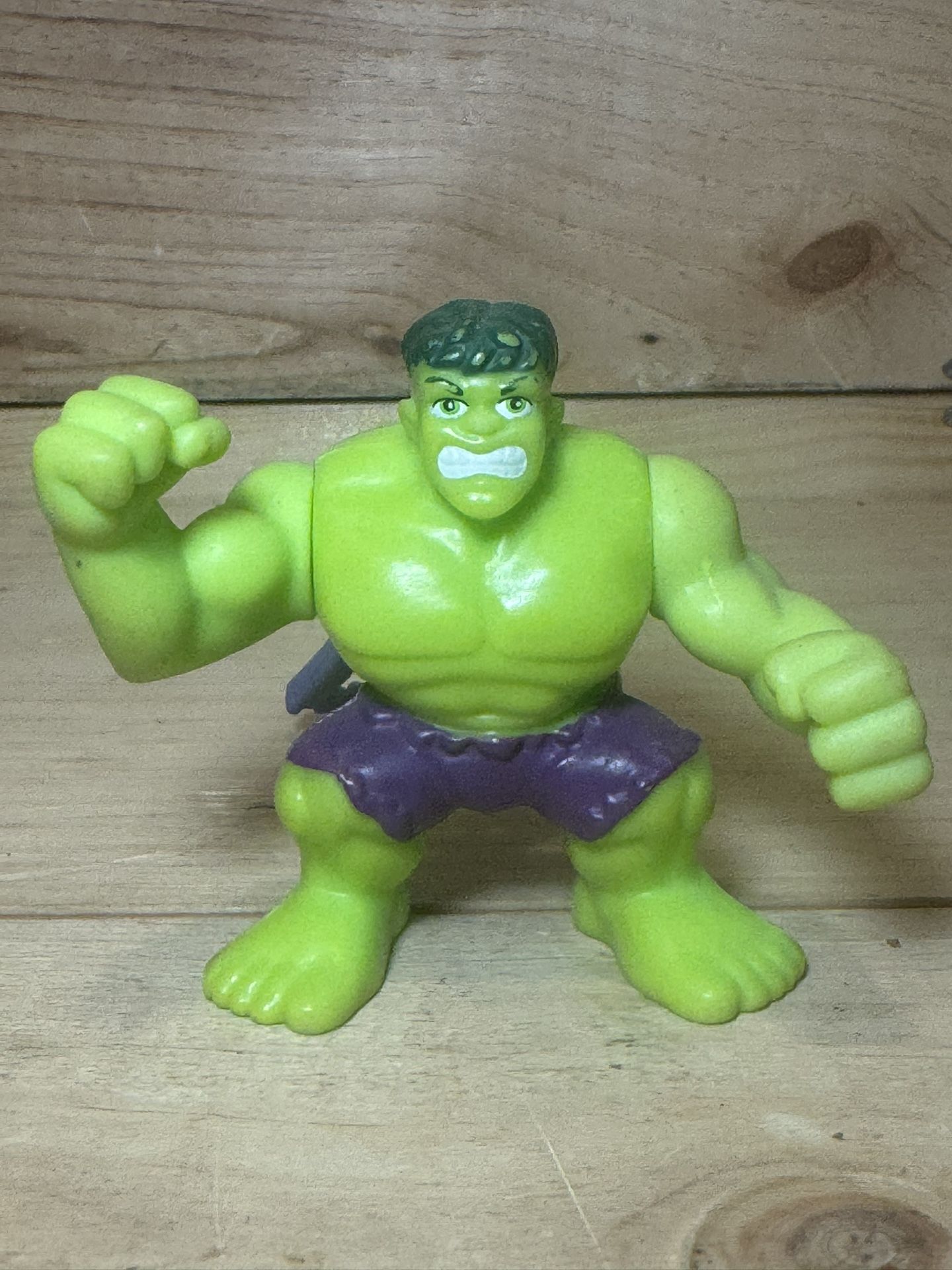 Marvel 2009 Superhero Squad "Hulk" Burger King Toy Keychain Figure
