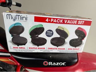 waffle maker donut maker 4 pack set