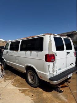 2001 Dodge Ram CNG Van White