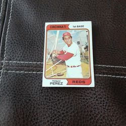 Tony Perez Topps 1974 Baseball Card