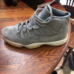 Jordan 11 Retro Premium Grey Suede 2016