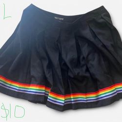 Hot Topic Rainbow Skirt