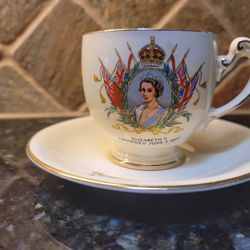 Antique Royal Winton Commerative Tea Cup
