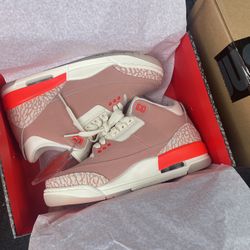 Jordan 3 Rust Pink DS SZ 6.5W 